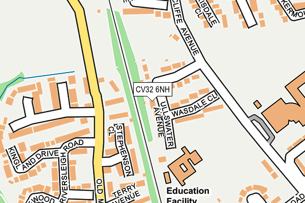 CV32 6NH map - OS OpenMap – Local (Ordnance Survey)