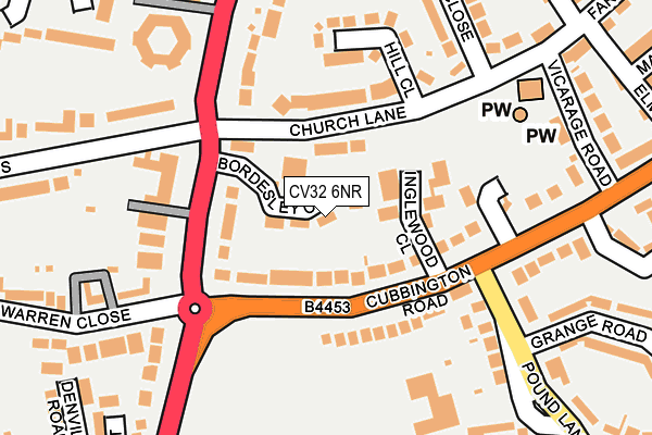 CV32 6NR map - OS OpenMap – Local (Ordnance Survey)