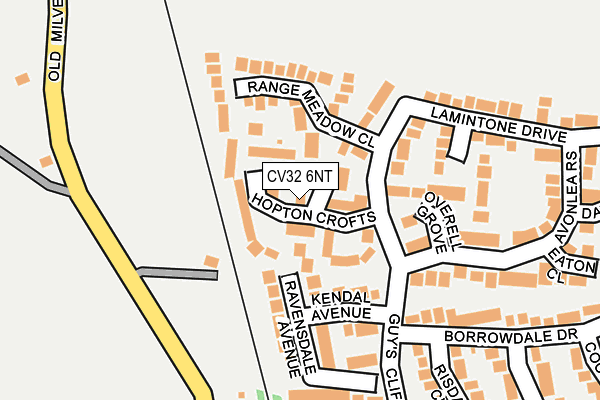 CV32 6NT map - OS OpenMap – Local (Ordnance Survey)