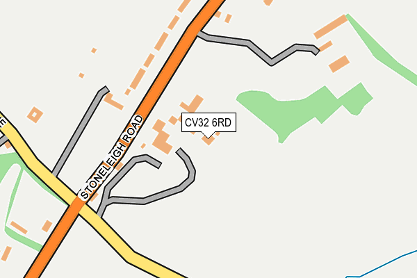CV32 6RD map - OS OpenMap – Local (Ordnance Survey)