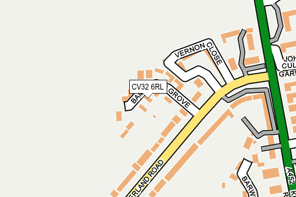 CV32 6RL map - OS OpenMap – Local (Ordnance Survey)