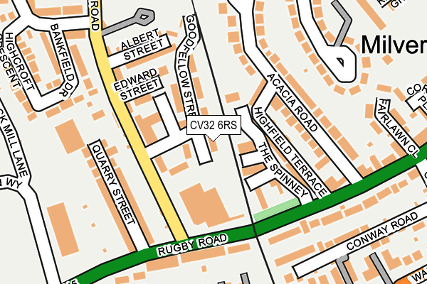 CV32 6RS map - OS OpenMap – Local (Ordnance Survey)