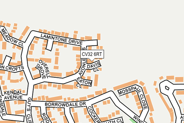 CV32 6RT map - OS OpenMap – Local (Ordnance Survey)