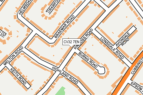 CV32 7EN map - OS OpenMap – Local (Ordnance Survey)