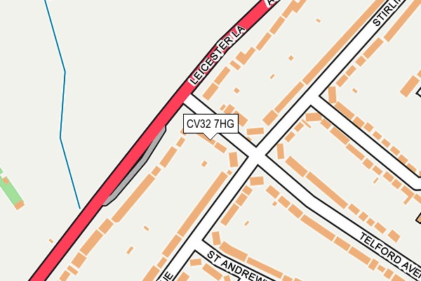 CV32 7HG map - OS OpenMap – Local (Ordnance Survey)