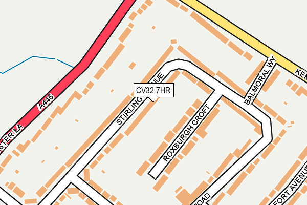 CV32 7HR map - OS OpenMap – Local (Ordnance Survey)