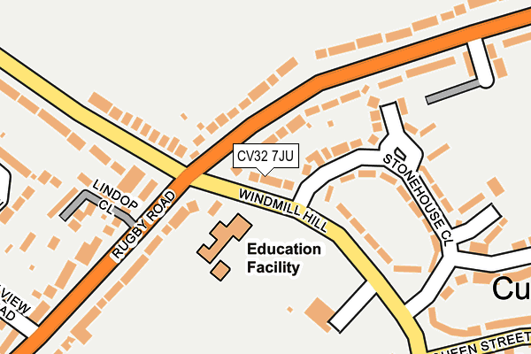 CV32 7JU map - OS OpenMap – Local (Ordnance Survey)