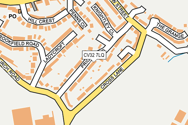 CV32 7LQ map - OS OpenMap – Local (Ordnance Survey)
