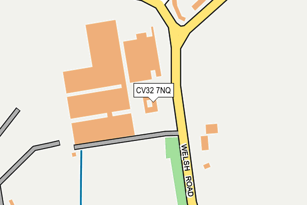 CV32 7NQ map - OS OpenMap – Local (Ordnance Survey)