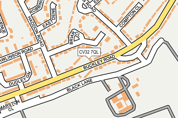 CV32 7QL map - OS OpenMap – Local (Ordnance Survey)