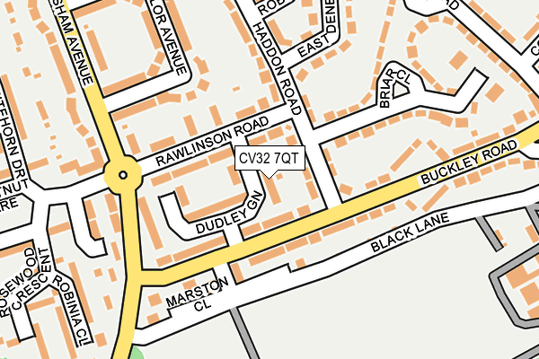 CV32 7QT map - OS OpenMap – Local (Ordnance Survey)