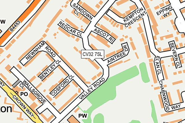 CV32 7SL map - OS OpenMap – Local (Ordnance Survey)