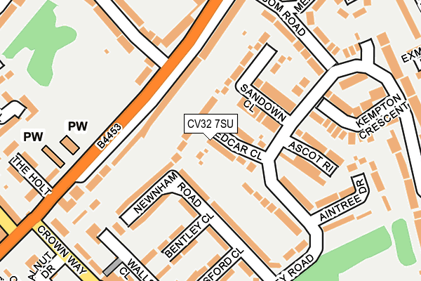 CV32 7SU map - OS OpenMap – Local (Ordnance Survey)