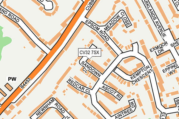 CV32 7SX map - OS OpenMap – Local (Ordnance Survey)