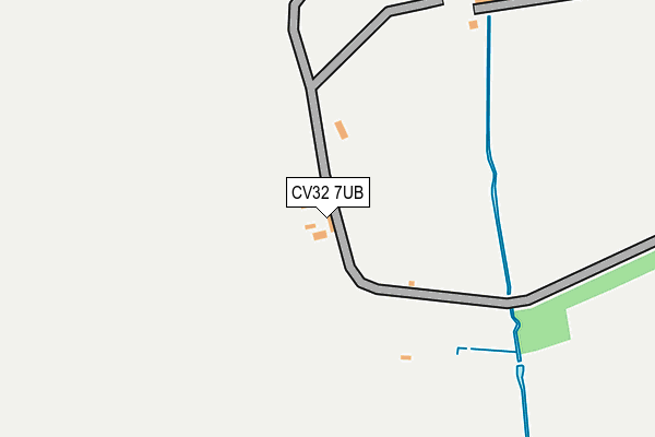 CV32 7UB map - OS OpenMap – Local (Ordnance Survey)