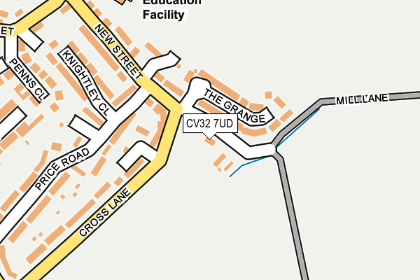 CV32 7UD map - OS OpenMap – Local (Ordnance Survey)