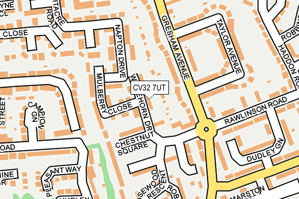 CV32 7UT map - OS OpenMap – Local (Ordnance Survey)