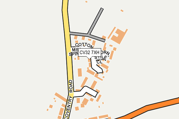 CV32 7XH map - OS OpenMap – Local (Ordnance Survey)