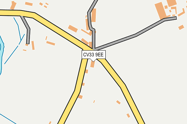 CV33 9EE map - OS OpenMap – Local (Ordnance Survey)