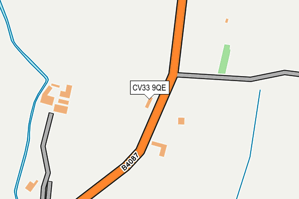 CV33 9QE map - OS OpenMap – Local (Ordnance Survey)