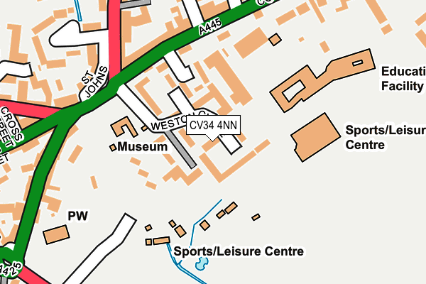 CV34 4NN map - OS OpenMap – Local (Ordnance Survey)