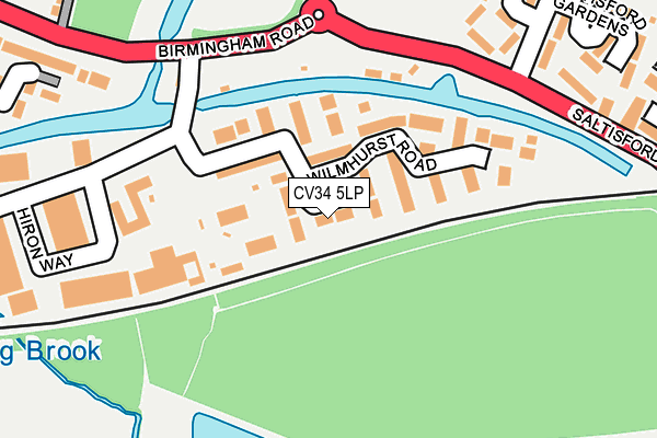 CV34 5LP map - OS OpenMap – Local (Ordnance Survey)