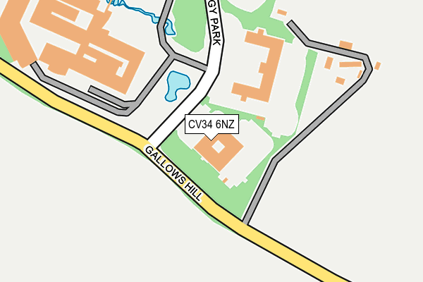 CV34 6NZ map - OS OpenMap – Local (Ordnance Survey)