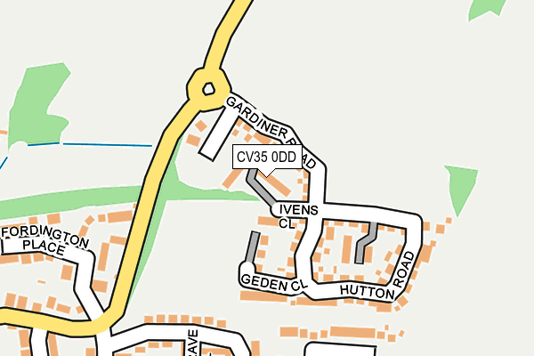 CV35 0DD map - OS OpenMap – Local (Ordnance Survey)