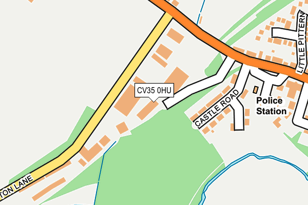 CV35 0HU map - OS OpenMap – Local (Ordnance Survey)