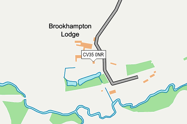 CV35 0NR map - OS OpenMap – Local (Ordnance Survey)