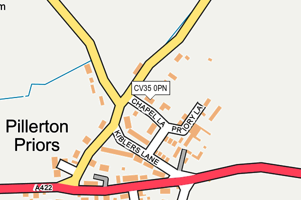 CV35 0PN map - OS OpenMap – Local (Ordnance Survey)