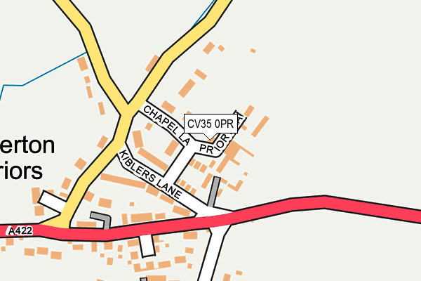 CV35 0PR map - OS OpenMap – Local (Ordnance Survey)