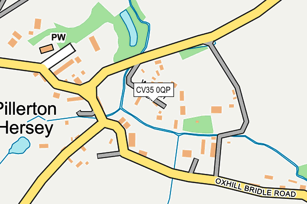 CV35 0QP map - OS OpenMap – Local (Ordnance Survey)