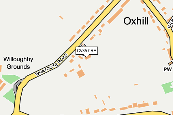 CV35 0RE map - OS OpenMap – Local (Ordnance Survey)
