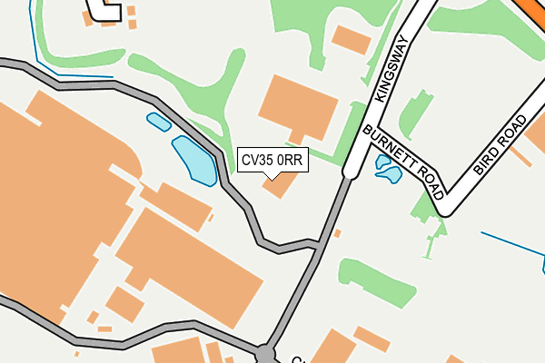 CV35 0RR map - OS OpenMap – Local (Ordnance Survey)