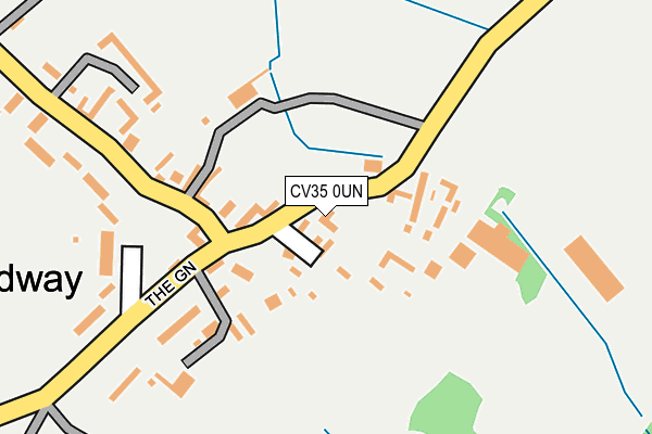 CV35 0UN map - OS OpenMap – Local (Ordnance Survey)