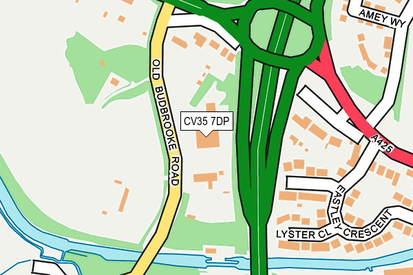 CV35 7DP map - OS OpenMap – Local (Ordnance Survey)