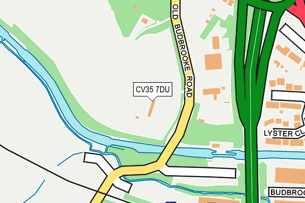 CV35 7DU map - OS OpenMap – Local (Ordnance Survey)