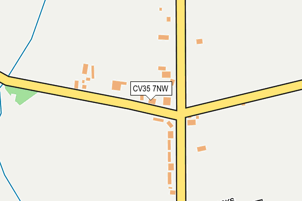 CV35 7NW map - OS OpenMap – Local (Ordnance Survey)