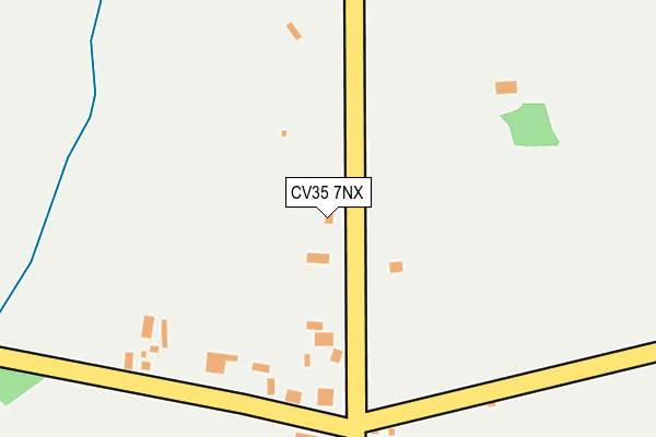 CV35 7NX map - OS OpenMap – Local (Ordnance Survey)