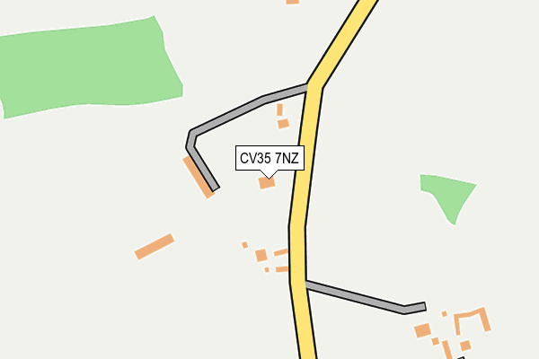CV35 7NZ map - OS OpenMap – Local (Ordnance Survey)