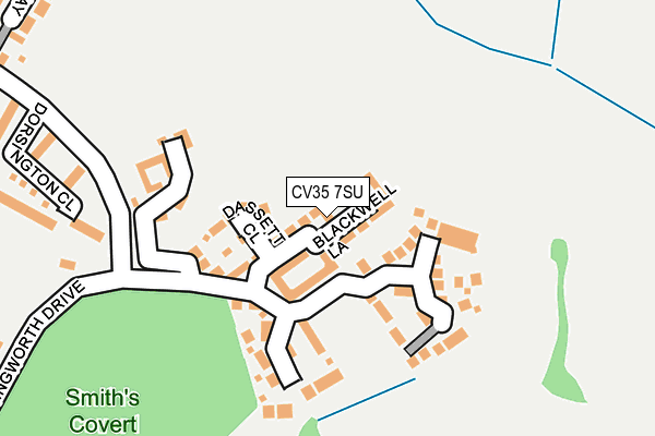 CV35 7SU map - OS OpenMap – Local (Ordnance Survey)