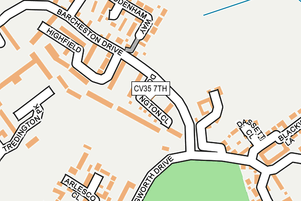 CV35 7TH map - OS OpenMap – Local (Ordnance Survey)