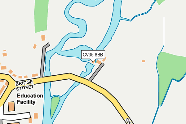 CV35 8BB map - OS OpenMap – Local (Ordnance Survey)