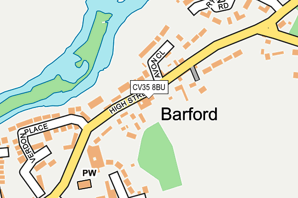 Map of BARFORD BUSINESS SERVICES LTD at local scale