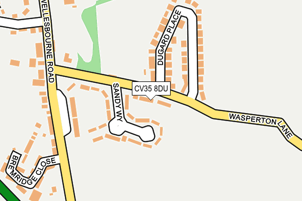 CV35 8DU map - OS OpenMap – Local (Ordnance Survey)