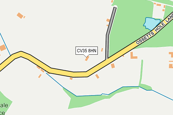 CV35 8HN map - OS OpenMap – Local (Ordnance Survey)