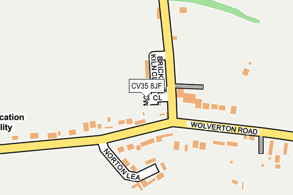 CV35 8JF map - OS OpenMap – Local (Ordnance Survey)