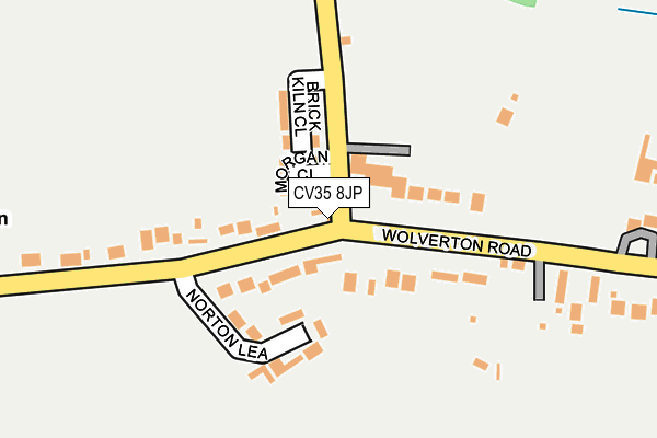 CV35 8JP map - OS OpenMap – Local (Ordnance Survey)