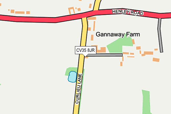 CV35 8JR map - OS OpenMap – Local (Ordnance Survey)